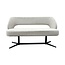 Label51 Eetkamerbank Saint Tropez 190 | Naturel Royal Boucle | Zwart Metaal