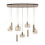 WoonStijl Hanglamp Serene 5+4-lichts Beige