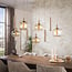 WoonStijl Hanglamp Serene 5+4-lichts Beige