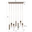 WoonStijl Hanglamp Lungo 4+3-lichts Beige