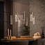 WoonStijl Hanglamp Lungo 4+3-lichts Beige