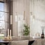 WoonStijl Hanglamp Lungo 4+3-lichts Beige