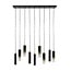WoonStijl Hanglamp Lungo 5+4-lichts Sienna bruin