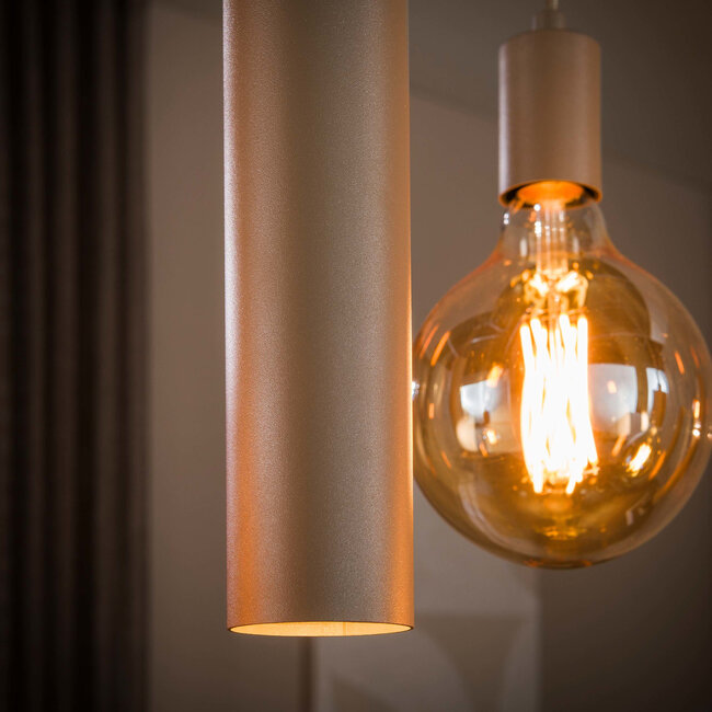 WoonStijl Hanglamp Senso 4+3-lichts Beige