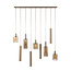 WoonStijl Hanglamp Sepiora 5+4-lichts Sienna beige