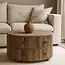 Benoa Salontafel Rond met 4 Laden Roots