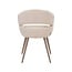 Label51 Eetkamerstoel Pia | Naturel Superb | Taupe Metaal