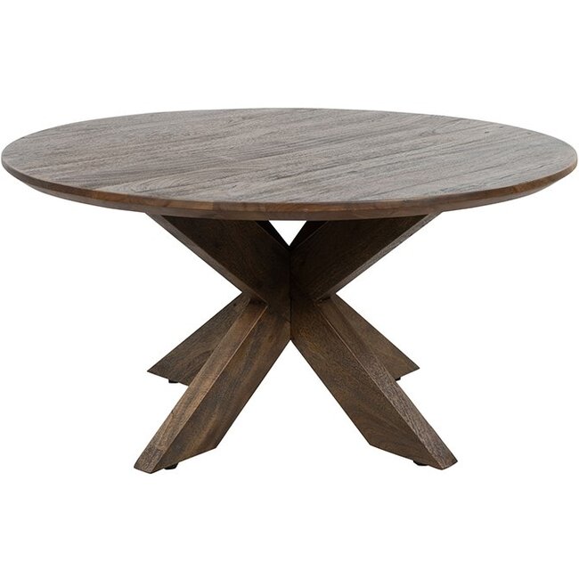 MySons Salontafel Gemini Ø80, Acacia Marron Bruin