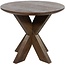 MySons Bijzettafel Gemini Ø50, Acacia Marron Bruin