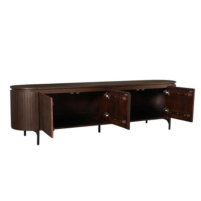 Starfurn Tv meubel Solana Bruin Mangohout 210 cm