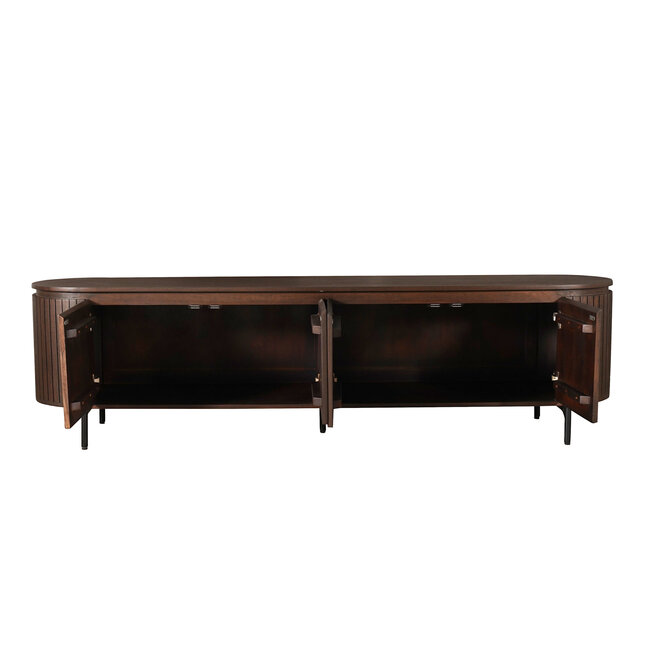 Starfurn Tv meubel Solana Bruin Mangohout 210 cm