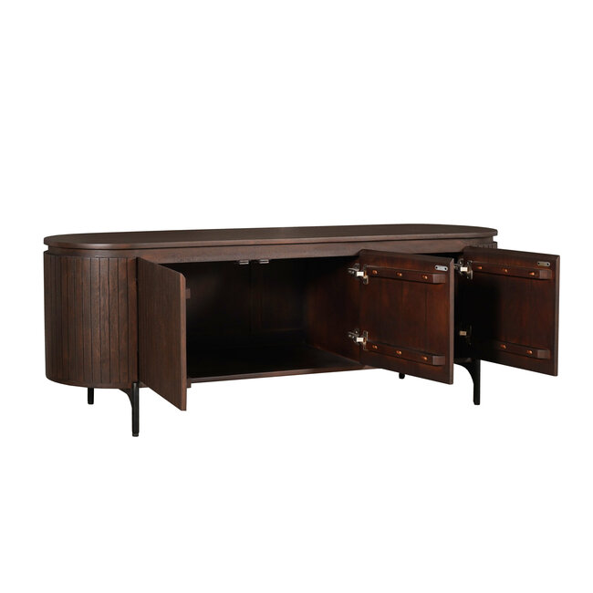 Starfurn Tv meubel Solana Bruin Mangohout 165 cm