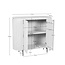 Starfurn Kabinet kast Solana Bruin Mangohout 115 cm