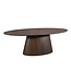 Starfurn Ovale eettafel Solana Bruin Mangohout 240 cm