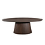 Starfurn Ovale eettafel Solana Bruin Mangohout 240 cm