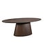 Starfurn Ovale eettafel Solana Bruin Mangohout 210 cm