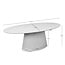 Starfurn Ovale eettafel Solana Bruin Mangohout 210 cm