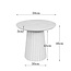 Starfurn Salontafel Solana Bruin Mangohout 50 cm