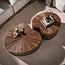 WoonStijl Salontafel Maya Teak niervormig set van 2 teak