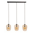 WoonStijl Hanglamp Python 3-lichts Amber glas