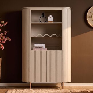 Starfurn Wandkast Solana Zand Mangohout 115 cm