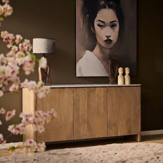 Starfurn Dressoir Dallas Naturel Mangohout 165 cm