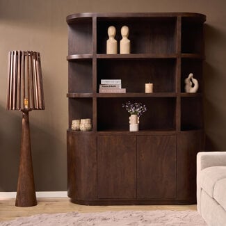 Starfurn Vakkenkast Milo Bruin Mangohout 150 cm