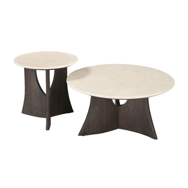 Starfurn Salontafel Milo Botticino marmer 80 cm