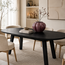 Nijwie Turku eetkamertafel uitschuifbaar 180/240 - Deens ovaal - Zwart