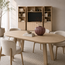 Nijwie Turku eetkamertafel uitschuifbaar 160/220 - Deens ovaal - Natural Oak