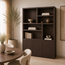 Nijwie Boekenkast Tampere 160 cm Dark Chocolate eiken