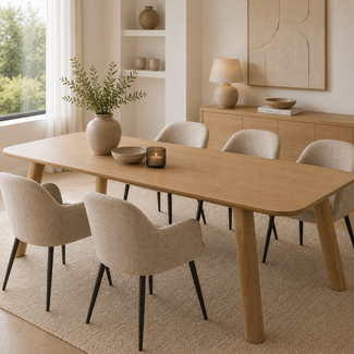 Nijwie Eetkamertafel Salo 220 - Naturel eiken