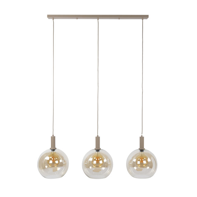 WoonStijl Hanglamp 3 Lichts Sfera beige