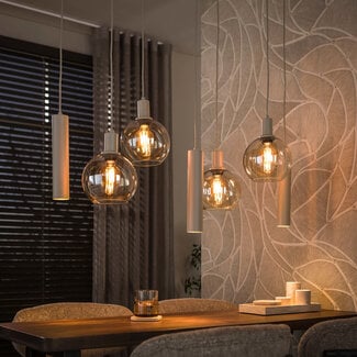 WoonStijl Hanglamp 4+3L Sfera beige