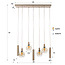 WoonStijl Hanglamp 4+3L Sfera beige