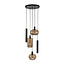 WoonStijl Hanglamp Serene getrapt 5-lichts Sienna bruin