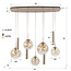 WoonStijl Hanglamp Stellar pendel 5+4-lichts Beige