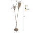 WoonStijl Vloerlamp Serene 2-lichts Sienna Beige
