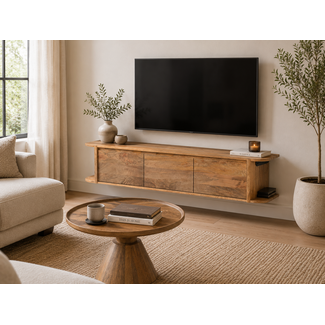 Benoa TV meubel Jade zwevend naturel 160 cm
