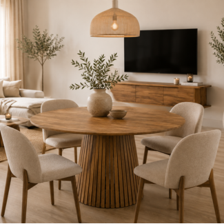 Benoa Eettafel Nara Mango Ø 120 cm