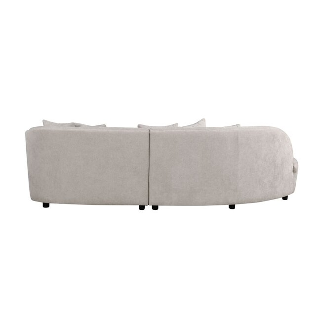 MySofa Novi Hoekbank Licht Grijs Lounge L + 3 zits