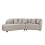 MySofa Novi Hoekbank Licht Grijs Lounge L + 3 zits