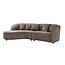 MySofa Novi Hoekbank Grijs Lounge Links + 3-zits