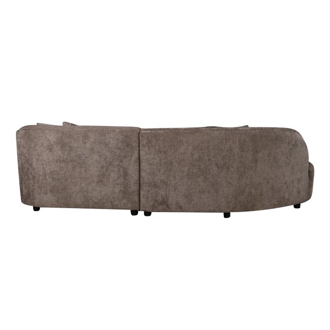 MySofa Novi Hoekbank Grijs Lounge Links + 3-zits