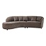 MySofa Novi Hoekbank Grijs Lounge Links + 3-zits