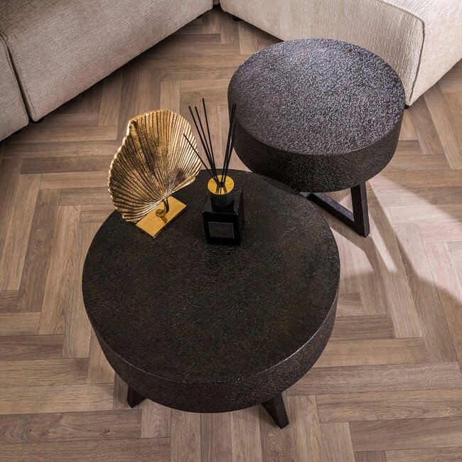 WoonStijl Salontafel Ø50 bulky ferro