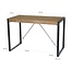 Livingfurn Bartafels Nairobi Bar Table 140cm