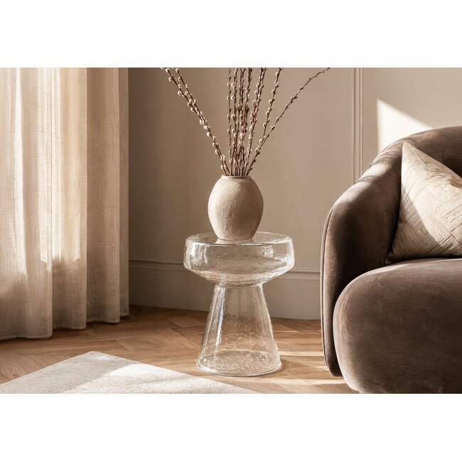 Brix Bijzettafel Brix Bo Clear 37cm