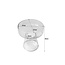 Brix Bijzettafel Brix Bo Clear 37cm