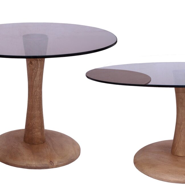 Brix Bijzettafel Brix Faye Almond 60 cm